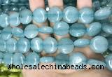 CCN5887 15 inches 15mm flat round candy jade beads Wholesale