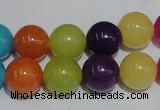 CCN59 15.5 inches 12mm round candy jade beads wholesale