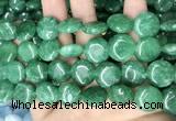 CCN5906 15 inches 15mm flat round candy jade beads Wholesale