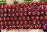 CCN6321 15.5 inches 8mm faceted round candy jade beads Wholesale