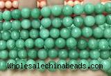 CCN6331 15.5 inches 8mm faceted round candy jade beads Wholesale