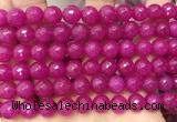 CCN6347 6mm, 8mm, 10mm, 12mm & 14mm faceted round candy jade beads