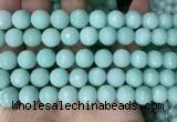 CCN6353 6mm, 8mm, 10mm, 12mm & 14mm faceted round candy jade beads