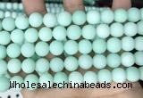 CCN6360 15.5 inches 6mm, 8mm, 10mm & 12mm round matte candy jade beads