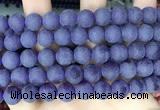 CCN6362 15.5 inches 6mm, 8mm, 10mm & 12mm round matte candy jade beads