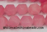 CCN661 15.5 inches 15*15mm faceted nuggets candy jade beads