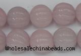 CCN676 15.5 inches 16mm carved round candy jade beads wholesale