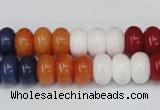 CCN721 15.5 inches 6*10mm rondelle candy jade beads wholesale