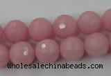 CCN752 15.5 inches 4mm faceted round candy jade beads wholesale