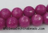 CCN755 15.5 inches 4mm faceted round candy jade beads wholesale