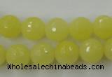 CCN759 15.5 inches 4mm faceted round candy jade beads wholesale