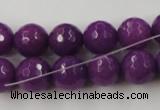 CCN762 15.5 inches 4mm faceted round candy jade beads wholesale