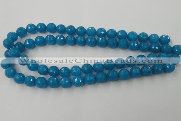 CCN781 15.5 inches 6mm faceted round candy jade beads wholesale