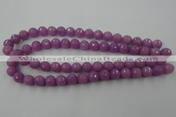 CCN795 15.5 inches 8mm faceted round candy jade beads wholesale