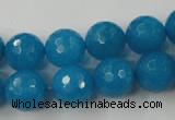 CCN798 15.5 inches 8mm faceted round candy jade beads wholesale