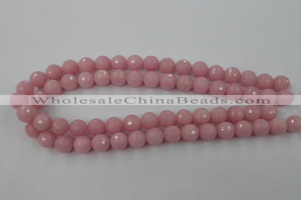 CCN803 15.5 inches 10mm faceted round candy jade beads wholesale