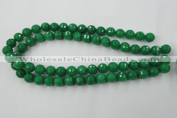 CCN848 15.5 inches 14mm faceted round candy jade beads wholesale