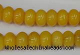 CCN91 15.5 inches 8*12mm rondelle candy jade beads wholesale