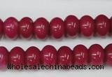 CCN93 15.5 inches 8*12mm rondelle candy jade beads wholesale