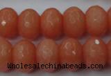 CCN930 15.5 inches 12*16mm faceted rondelle candy jade beads