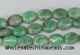 CCO116 15.5 inches 8*10mm oval dyed natural chrysotine beads