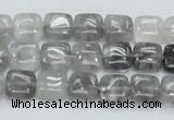 CCQ193 15.5 inches 10*10mm square cloudy quartz beads wholesale