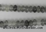 CCQ326 15.5 inches 5*8mm rondelle cloudy quartz beads wholesale