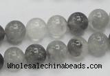 CCQ52 15.5 inches 10mm round cloudy quartz beads wholesale