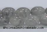 CCQ82 15.5 inches 13*18mm rice cloudy quartz beads wholesale