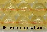 CCR382 15 inches 8mm round citrine beads wholesale