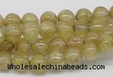 CCR81 15.5 inches 8mm round citrine gemstone beads wholesale