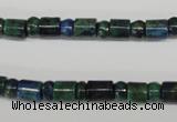 CCS152 15.5 inches 4*6mm rondelle & 6*7mm tube dyed chrysocolla beads