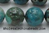 CCS18 15.5 inches 20mm round natural chrysocolla gemstone beads