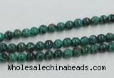 CCS201 15.5 inches 4mm round natural Chinese chrysocolla beads