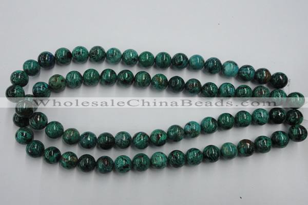 CCS204 15.5 inches 10mm round natural Chinese chrysocolla beads