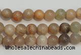 CCS303 15.5 inches 8mm round natural sunstone beads wholesale