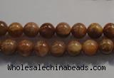 CCS351 15.5 inches 6mm round AB grade natural golden sunstone beads