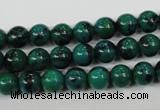 CCS402 15.5 inches 8mm round dyed chrysocolla gemstone beads