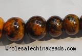 CCS566 15.5 inches 8*10mm - 12*16mm rondelle dyed chrysocolla beads