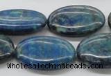 CCS61 16 inches 22*30mm oval dyed chrysocolla gemstone beads