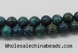 CCS71 15.5 inches 12mm round dyed chrysocolla gemstone beads