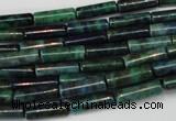 CCS77 15.5 inches 4*13mm tube dyed chrysocolla gemstone beads