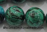 CCS807 15.5 inches 18mm round natural Chinese chrysocolla beads