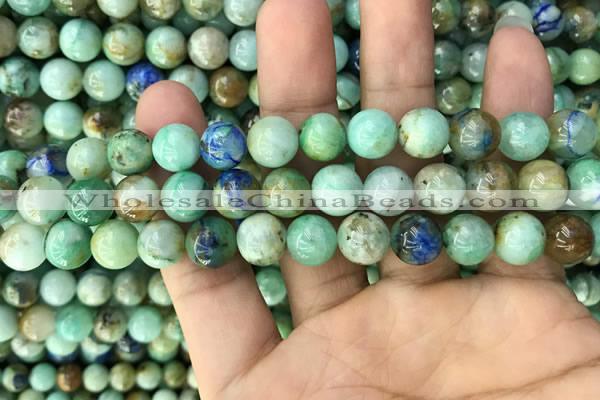 CCS867 15.5 inches 10mm round chrysocolla gemstone beads