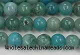 CCS872 15.5 inches 4mm round natural chrysocolla gemstone beads