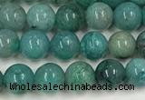 CCS873 15.5 inches 5mm round natural chrysocolla gemstone beads