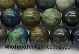 CCS909 15 inches 8mm round chrysocolla gemstone beads