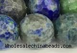 CCS923 15 inches 12mm faceted round chrysocolla beads wholesale