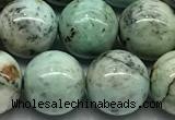 CCS942 15 inches 10mm round chrysocolla beads