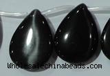 CCT1040 Top-drilled 21*29mm flat teardrop cats eye beads wholesale